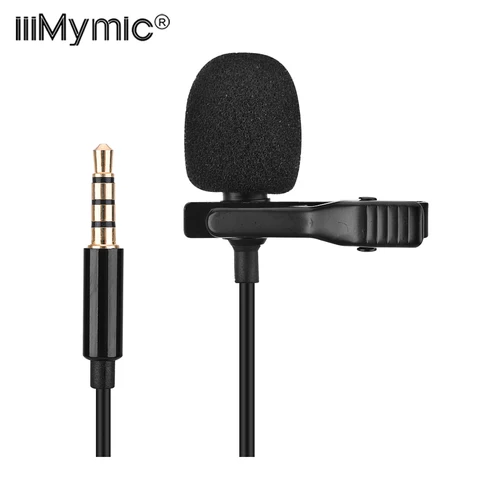 Всенаправленный петличный микрофон iiiMymic 3,5 мм, зажим для галстука для ios, Android смартфонов, сотовых телефонов, ПК, ноутбуков, запись