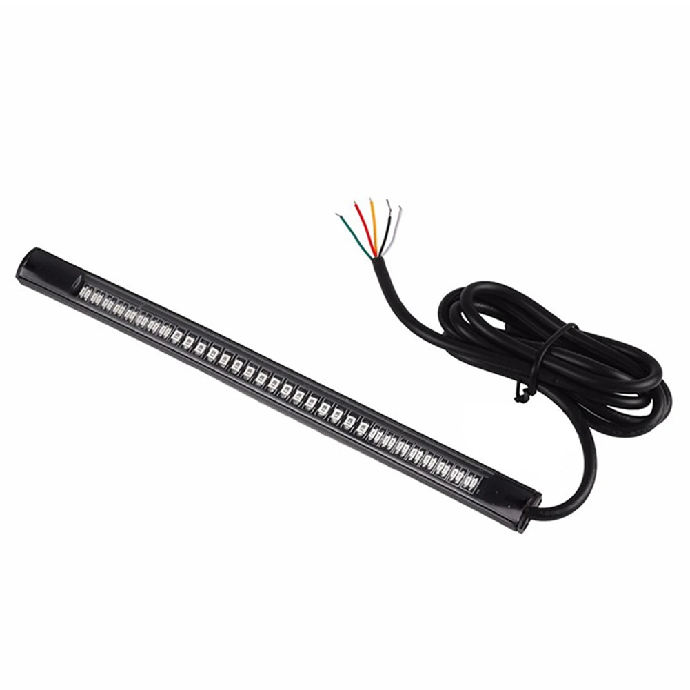 

Signal Indication Easy Install Tail Universal Brake Led Waterproof Bar Shape Outdoor Motorcycle Accessories Turn Lights