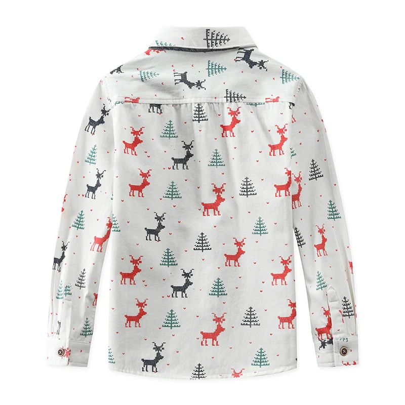 Новый дизайн с рисунком детская одежда для маленьких мальчиков новогодние майки