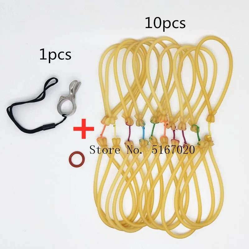 

High quality new stainless steel slingshot shooting fish finger fishing dart hunting fishing ring protection finger 2020