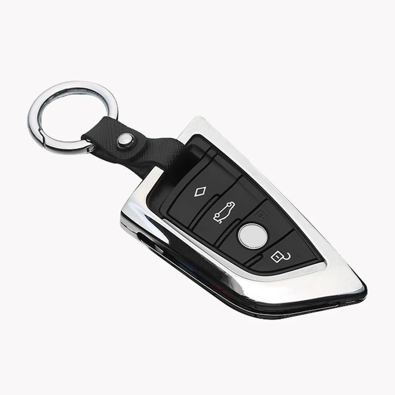 Металлический чехол для автомобильного ключа BMW 1 3 5 7 Series X1 X3 X4 X5 X6 M3 M5 F20 F30 F10 E30 E34 E70