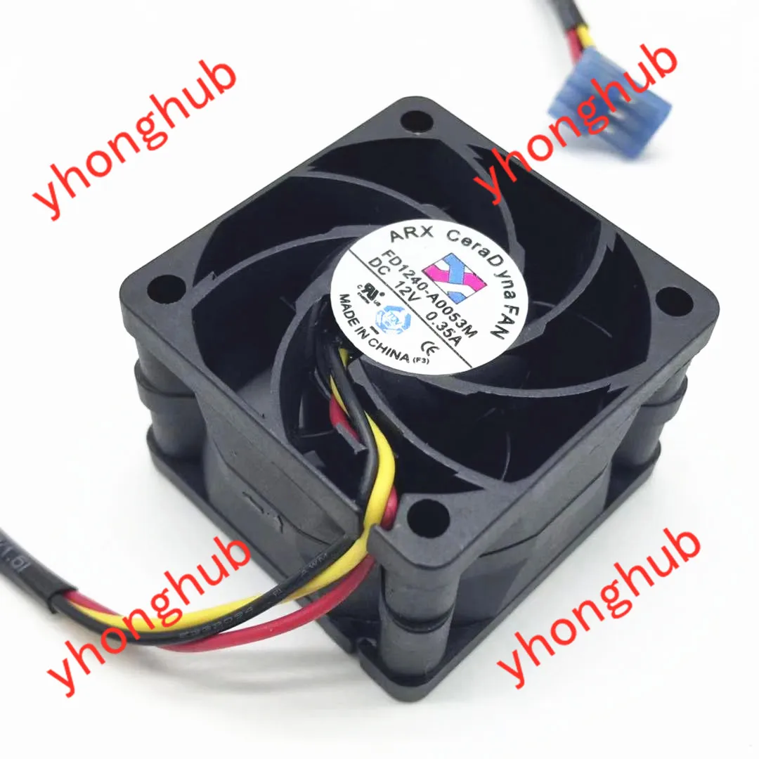 ARX FD1240 A0053M DC 12V 0.35A 40x40x28 мм Сервер вентилятор охлаждения|fan dc|cooling fanfan dc 12v |
