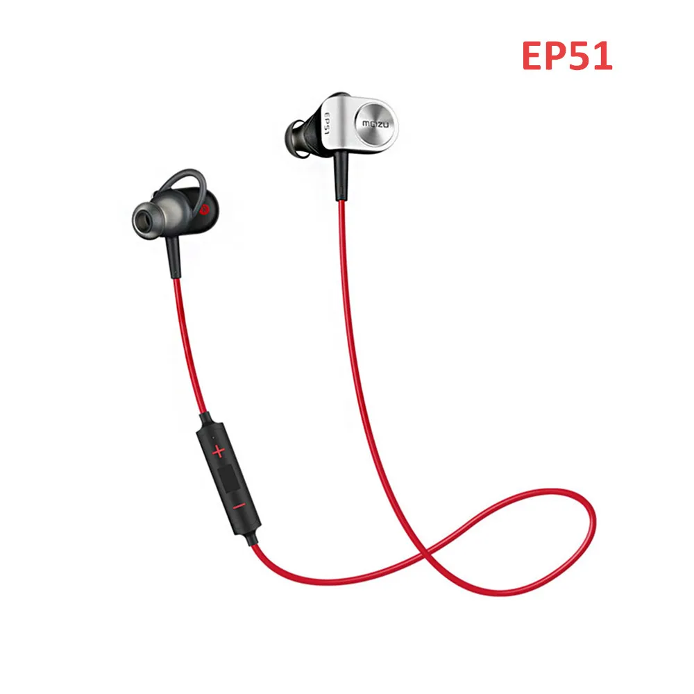 EP51 International MEIZU EP51/EP52 Bluetooth Наушники Беспроводные спортивные HiFi наушники IPX4 водонепроницаемые Bluetooth наушники с микрофоном - Цвет: EP51 International