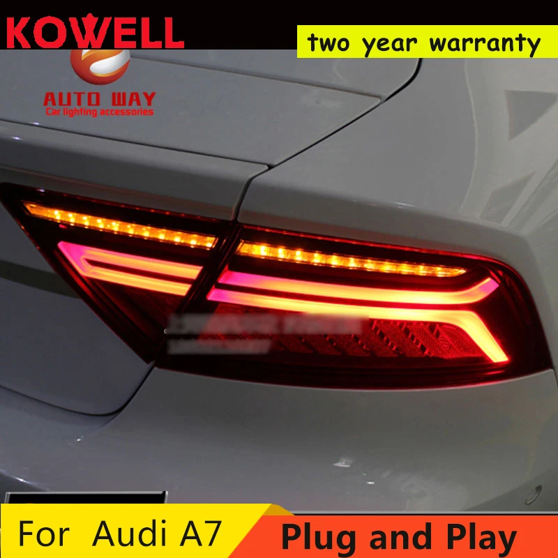 

Taillight For AUDI A7 LED Taillight 2011 2012 2013 2014 2015 Rear Lamp Parking Brake Turn Signal Lamp Car Styling
