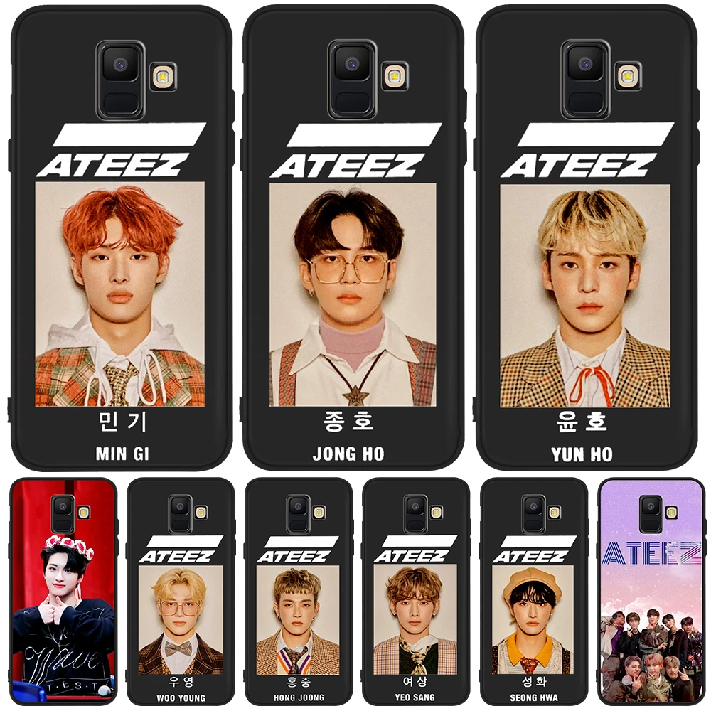 Чехол для Samsung Galaxy A3 A5 A6 A7 A8 A9 A10 A20E A30 A40 A50 A70 A51 A71 A80 J3 J4 J5 J6 J7 J8 Plus ATEEZ HongJoong
