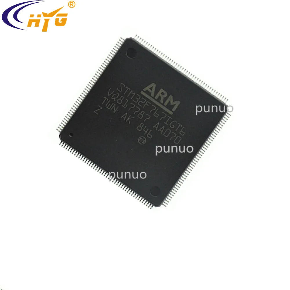 Оригинальный и аутентичный с STM32F767IGT6 LQFP-176 ARM Cortex-M7 32-битный микроконтроллер MCU -