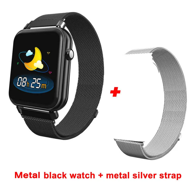 metal add metal Greentiger, Y6 Pro, умный Браслет, пульсометр, кровяное давление, кислород, фитнес-трекер, умные часы, водонепроницаемые, спортивные, смарт-браслет - Цвет: metal add metal