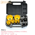 35% скидка 9 шт., отверстия из быстрорежущей стали M3 наборы пил с оправкой A7A2 с адаптером 192229384457 мм, резак для сверления отверстий