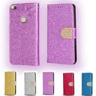 Чехол-книжка для Huawei P8 Lite 2017, кожа, с отделением для карт