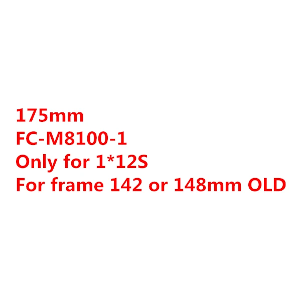 175mm FC-M8100-1 SHIMANO XT 12S M8100 12 Скоростей диаметра окружности болтов(FC-M8100-1 FC-M8120-1 FC-M8130-1 M8120 BOOST Передняя звездочка цепной передачи - Цвет: 175mm FC-M8100-1