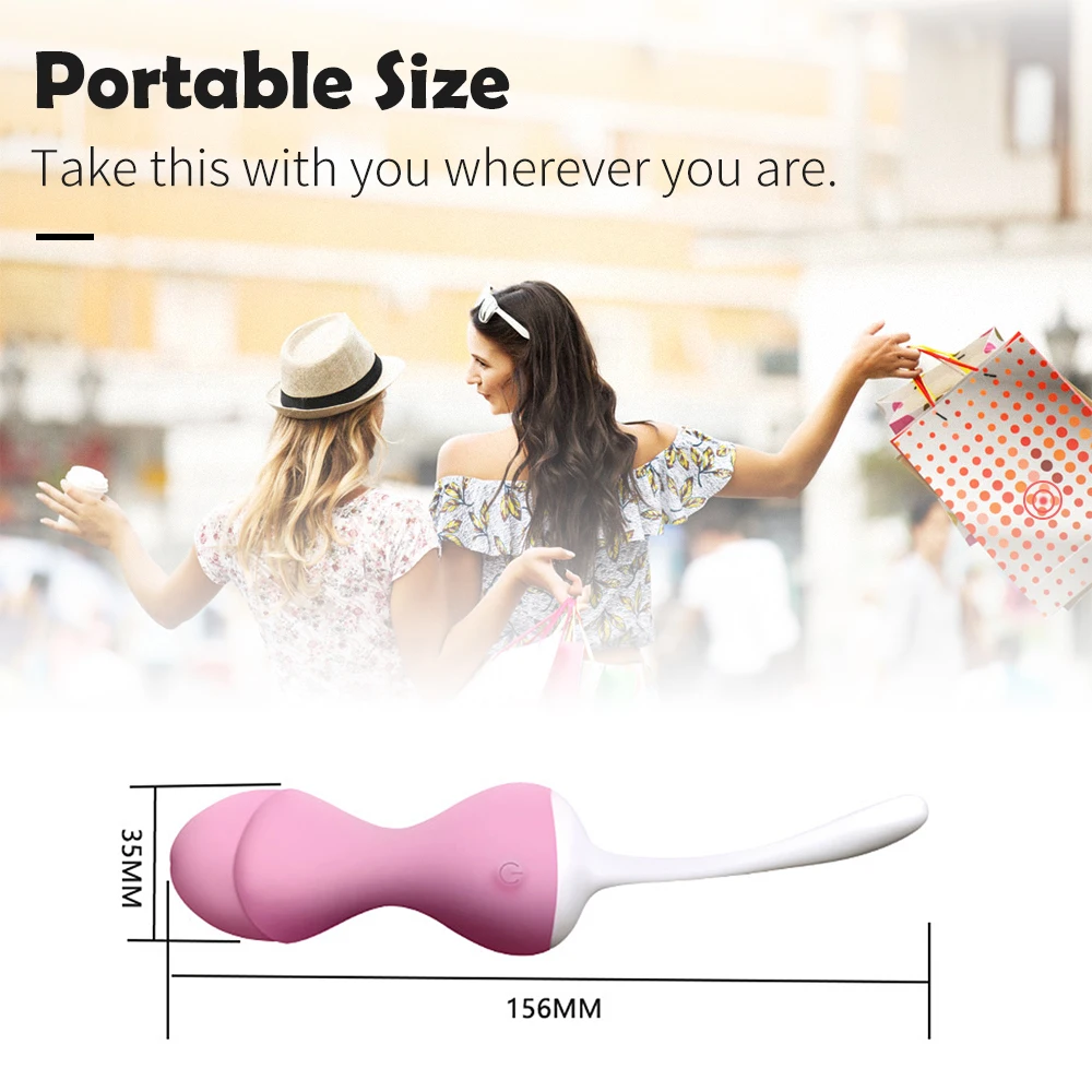 Вибратор Кегеля с пультом дистанционного управления влагалище плотное