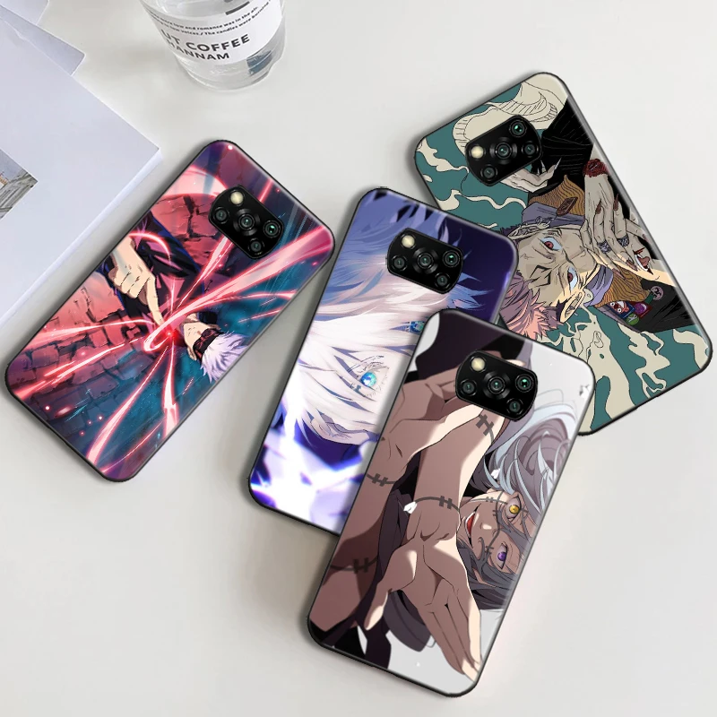 

Phone Case For Xiaomi POCO F3 GT X3 Pro X3 GT M3 M3 Pro X3 POCO X3 NFC Hot Anime Jujutsu Kaisen Yuji Itadori Soft TPU Funda