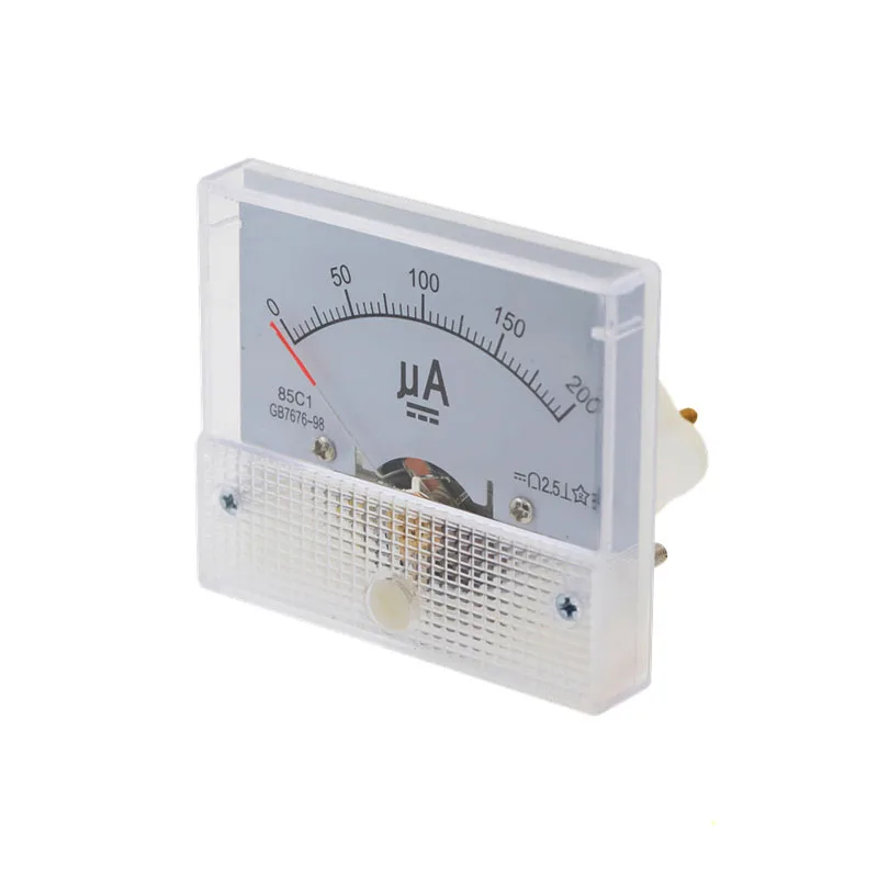 

HOT NEW 85C1 200uA DC pointer ammeter head mechanical meter