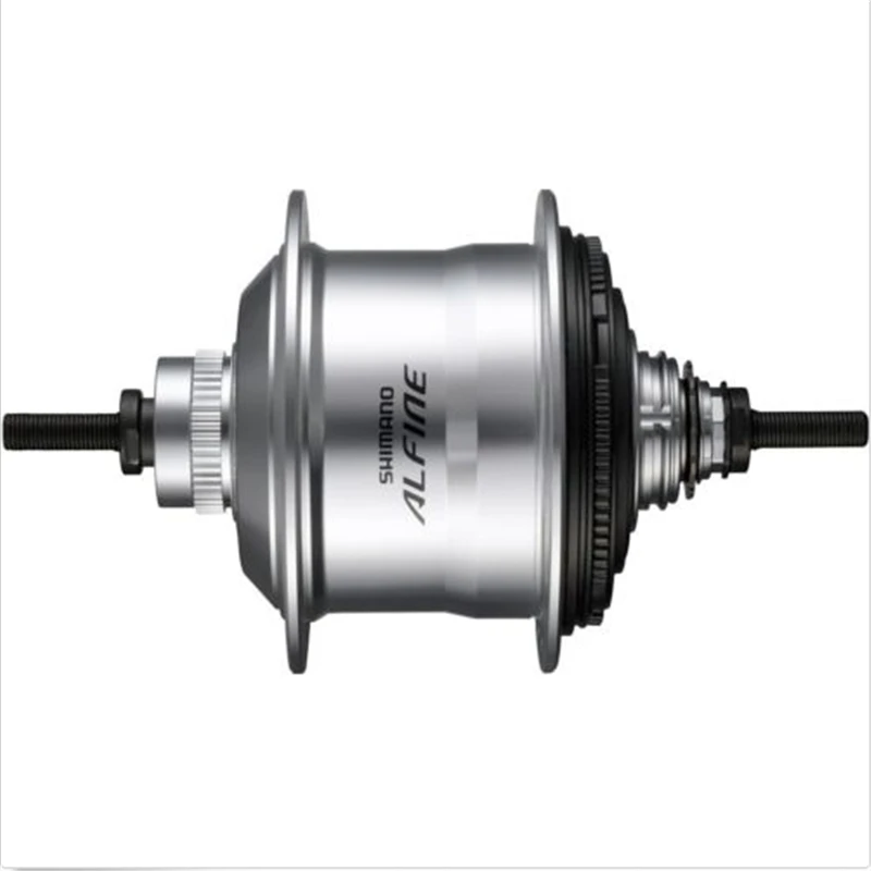 32 отверстия Shimano Alfine дисковый Центральный замок 11 скоростной Черный Серебряный