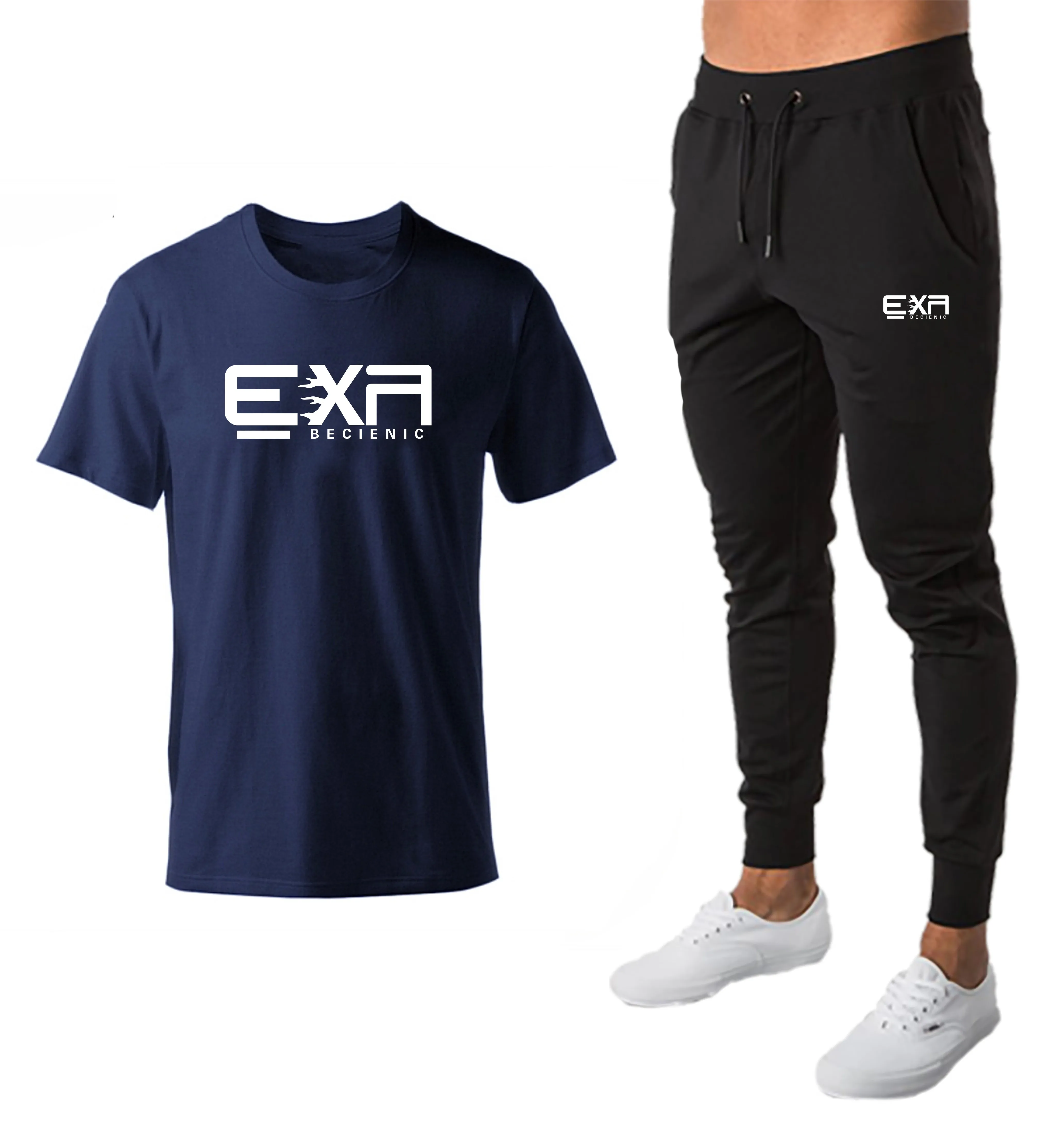 Мужские спортивные костюмы костюм для бега быстросохнущие мужские фитнеса