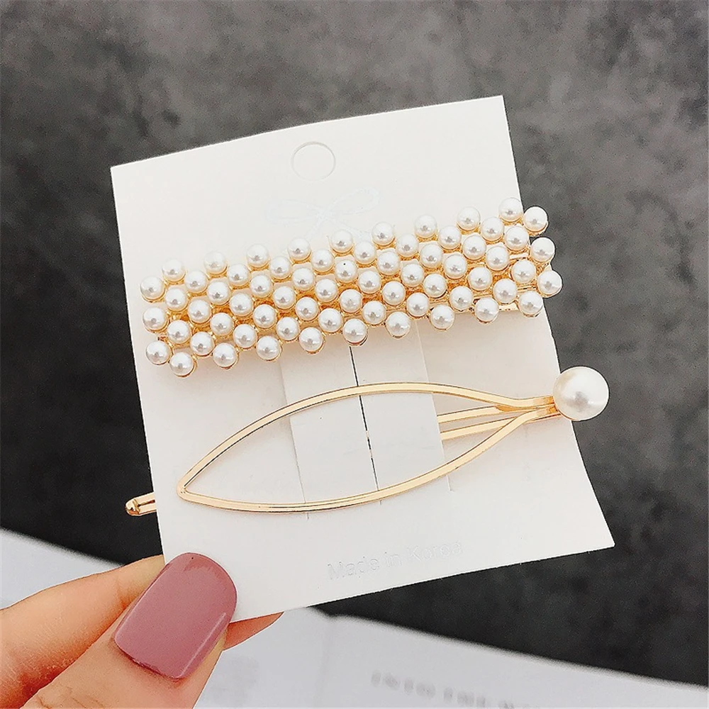 1 комплект Женские винтажные свадебные жемчужные металлическая заколка для