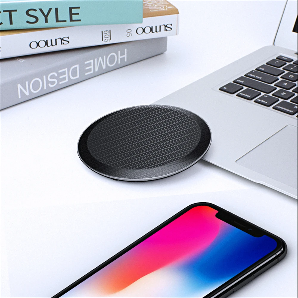 

15W qi Smart Wireless Charger pad for iPhone X XR XS 11 12 8 fast wirless Charging Samsung S10 note9 phone Qi charger wireless