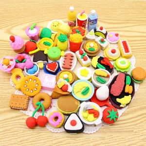 Креативный ластик для еды, различные виды десертных ластиков для еды для школьников