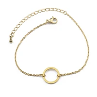 hot geometric simple smooth circle bracelet simple and versatile hand accessories wholesale charm brace bands for women