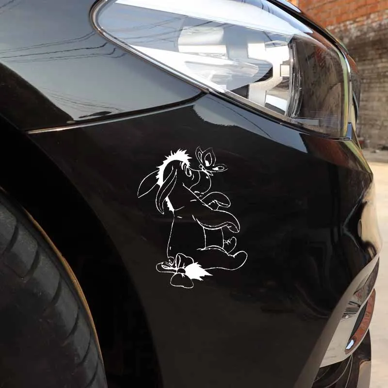 Красивая Автомобильная наклейка Volkrays аксессуары для донов и бабочек отражающая