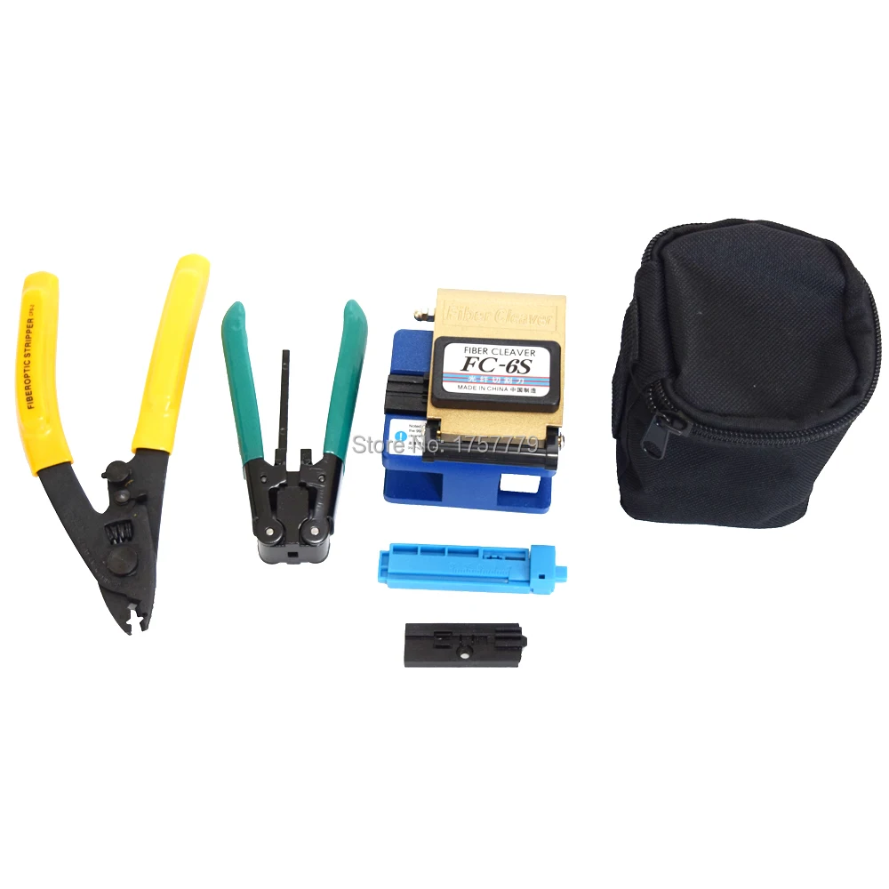 Набор инструментов для оптического волокна FTTH 6 в 1 набор с кливером и зачистки
