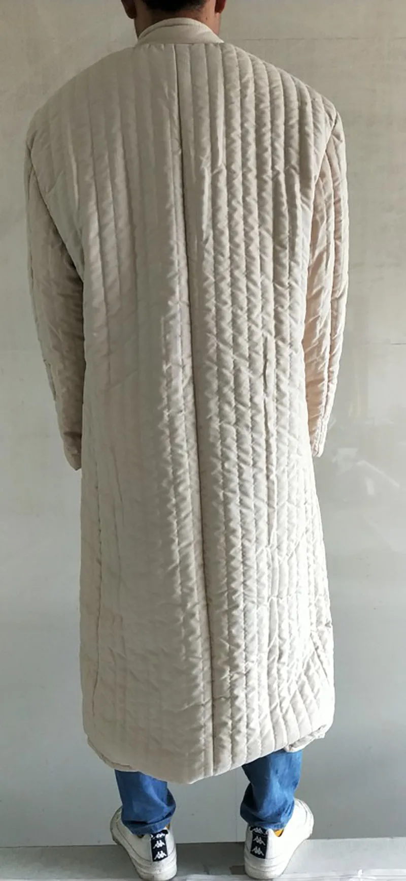 Для мужчин кожаный чехол-броня плащ-Тренч акетон наряд пальто для взрослых в