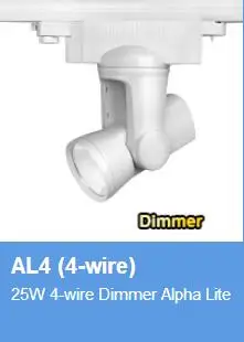 MiLight Alpha lite AL1 AL2 AL3 AL4 AL5 AL6 25 Вт 2 проводный 4 диммер двойной белый RGBW Tracklight 4G
