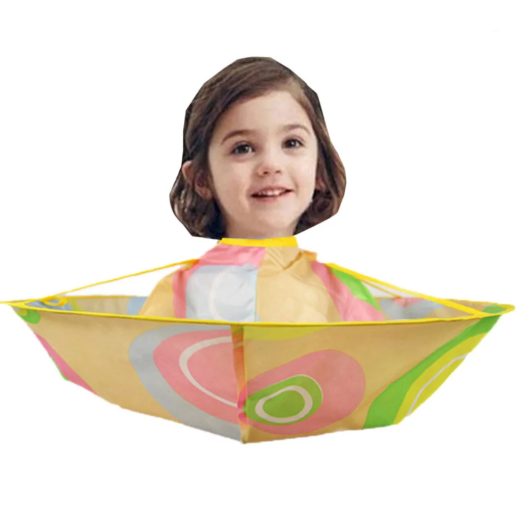 Накидка для стрижки волос мальчиков накидка парикмахера фартук подходит детей 5