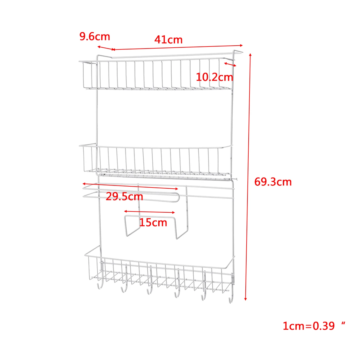 

Multifunctional Shelf Refrigerator Side Wall Mount Kitchen Storage Rack Cling Film Rack Ho Storage Rack Kitchen Storage Rack
