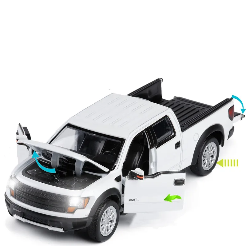 Лучшая продажа 1:32 F 150 модель из сплава имитация литой звук и светильник коллекция
