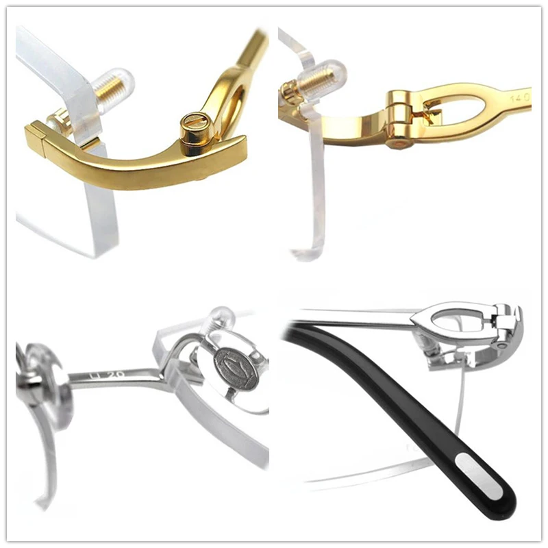 Оправа для очков без оправы женские очки рандомные Брендовые компьютерные по