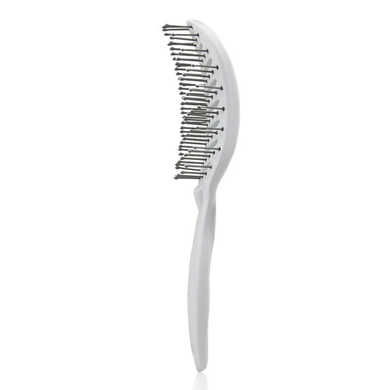 

Y98B Curved Vented Detangling Hair Brush Barber Hairdressing Styling Tools Fast Drying Detangling Massage Brushes
