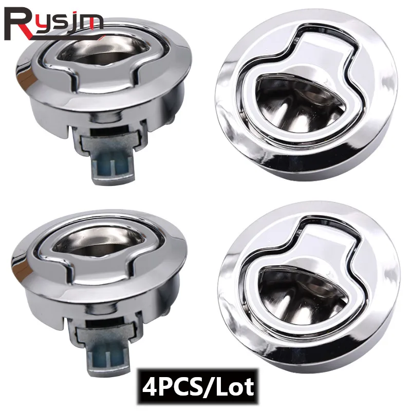 

High Quality Stainless Steel Marine Boat Yatch Ship RV Flush Pull Slam Latch Mount Hatches Lift Cabinet Lock Latch Without Keys