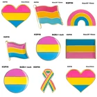 Металлическая Булавка pansex Pride в виде флага, значок, декоративная брошь, булавки для одежды