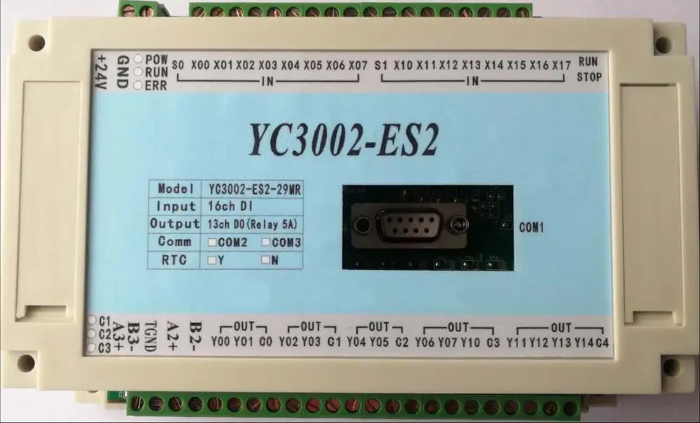 Промышленная плата управления ES2 контроллер PLC супер шифрование 3 интерфейса