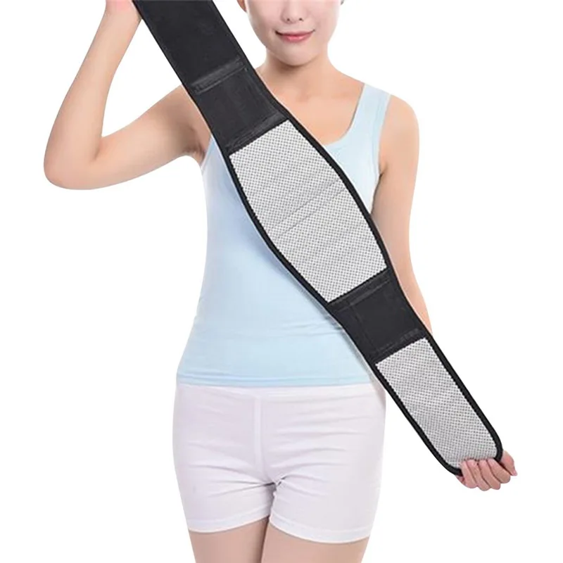 

Adjustable Waist Self heating Magnetic Therapy Back Waist Support Belt Lumbar Brace Massage Band Health Care