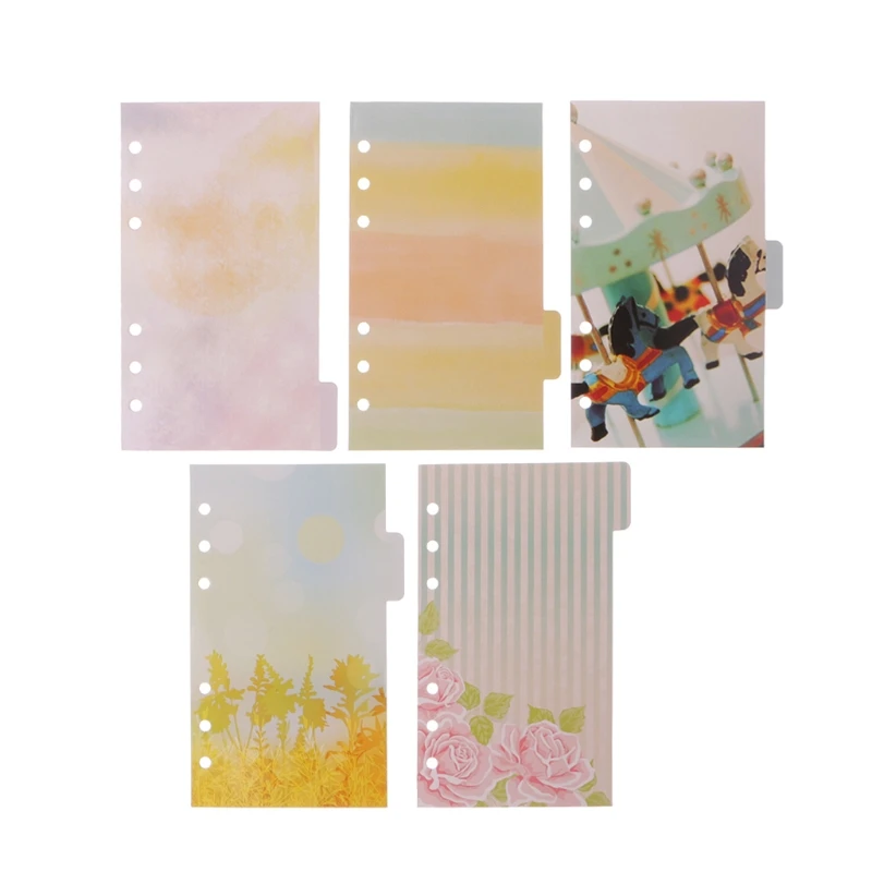 5 шт. цветок разделители аксессуары для блокнот Dokibook планировщик A5 A6 внутренняя