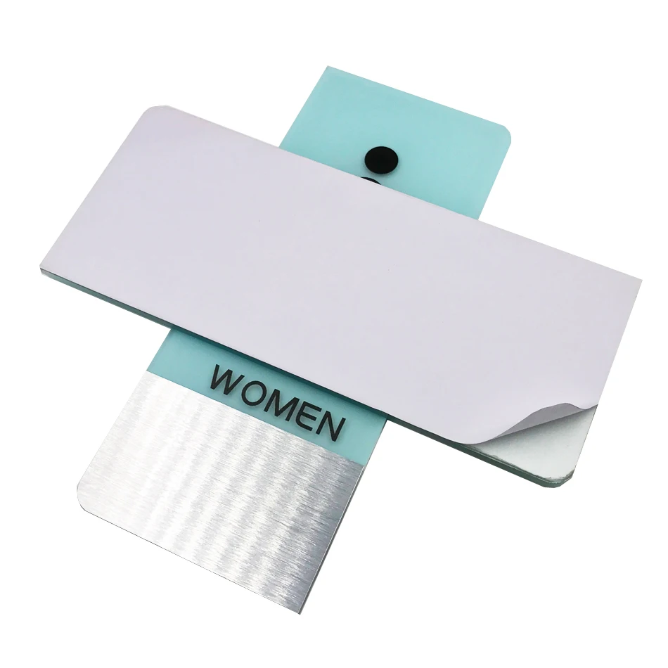 Знак унитаза для мужчин и женщин знаки туалета матовая акриловая алюминиевая