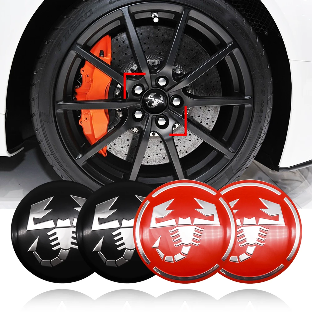 4 шт. Крышки ступицы колеса автомобиля обод значок наложение логотипа для BMW Abarth 500