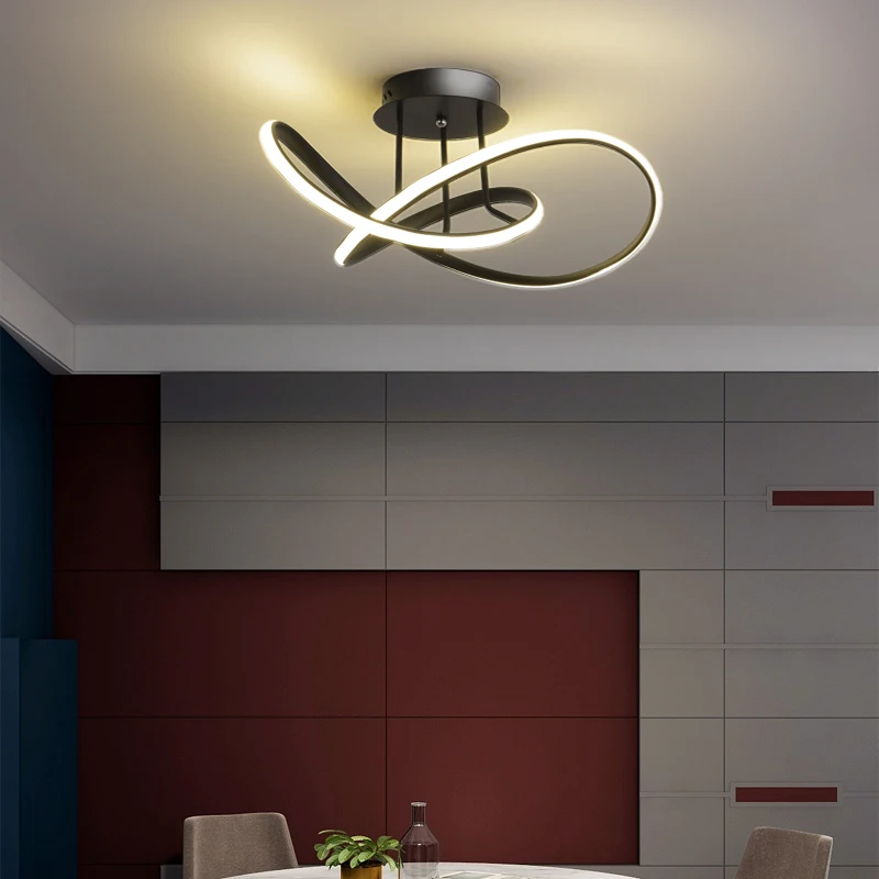 Современный светодиодный потолочный светильник для столовой лампа из кованого