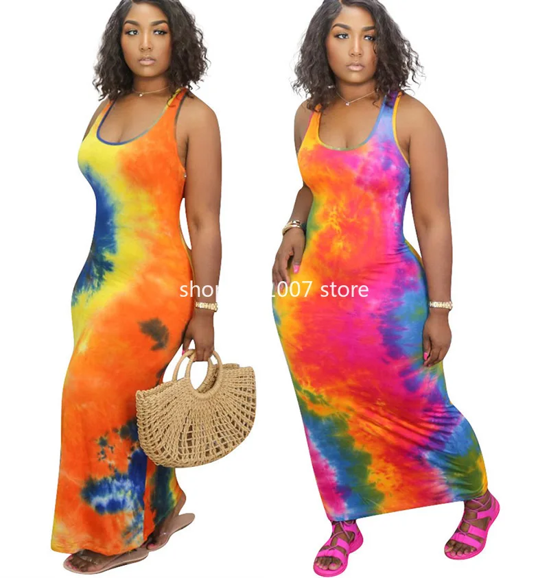 S 4XL африканские платья для женщин Дашики без рукавов африканская одежда размера