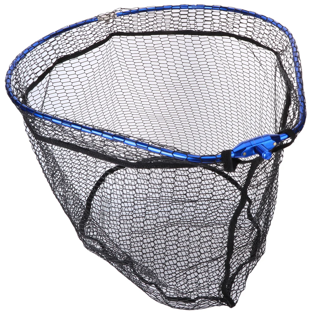 

Folding fishing net, aluminum alloy fishing net, 55x44cm fishing net, pear shaped frame, rock net