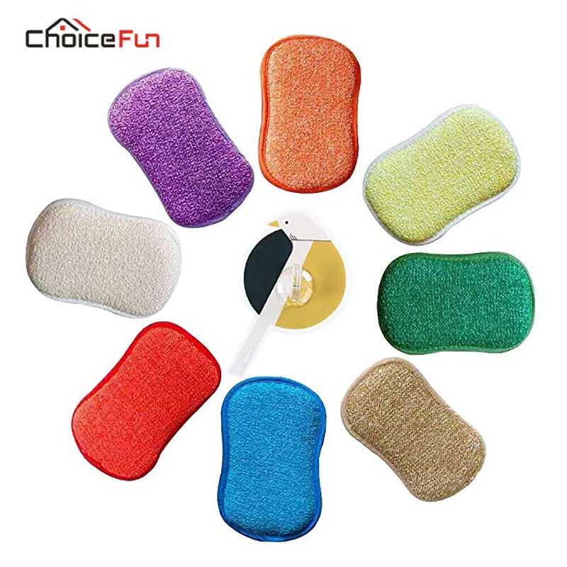 5 шт. антибактериальное микрофиберное уборка на кухне подушечки двухсторонние