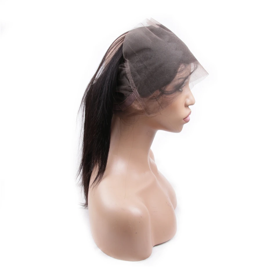 Пучки с 360 фронтальным шнурком бразильские пучки прямых и волнистых волос