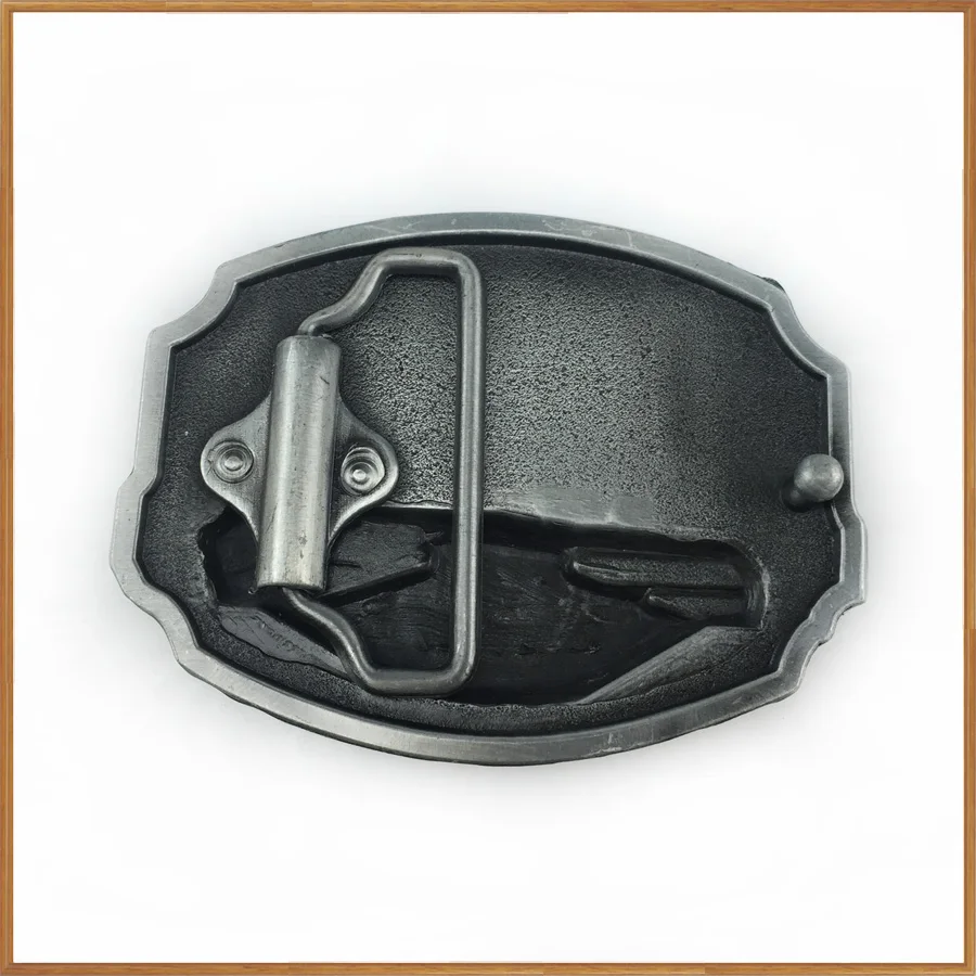 Мужская Ретро пряжка из цинкового сплава BuckleClub синяя эмалированная Пряжка для