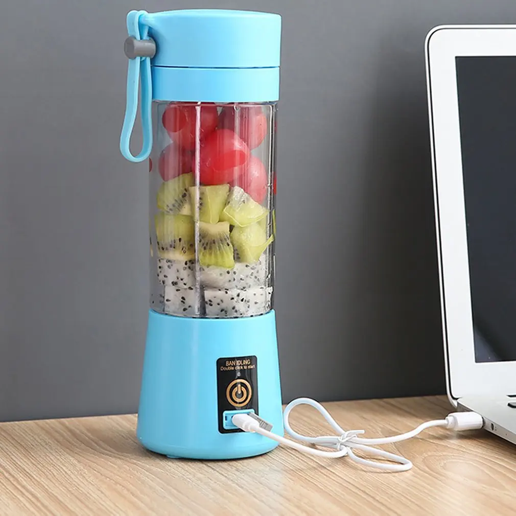 portable blender usb mixer electric juicer machine smoothie blender mini food processor personal blender cup juice blenders images - 6