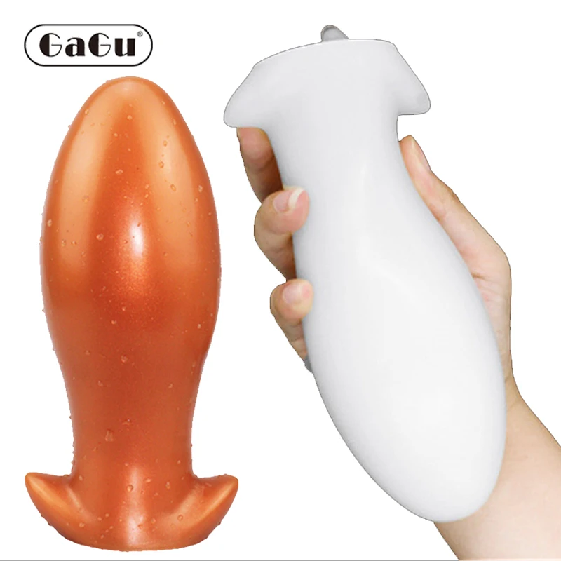 

GaGu Soft Huge Anal Plug Big Butt Plug Beads Anus Expansion Stimulator Prostate Massage Erotic Anal Sex Toys For Woman Lesbian