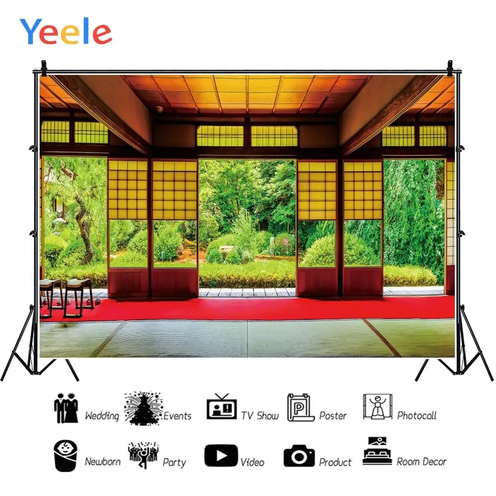 Yeele элегантные деревянные дома Япония здание гостиной фотографии фоны для