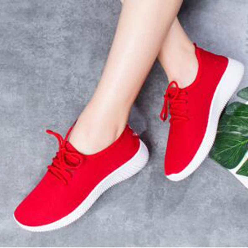 Летняя обувь из сетчатого материала в стиле Старый Пекин Тканевая Женская