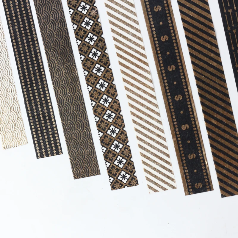 Набор из черной и золотой фольги Domikee 10 шт.|Офисный скотч| |